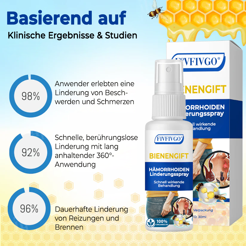Fivfivgo® Bienengift Hämorrhoiden Linderungsspray