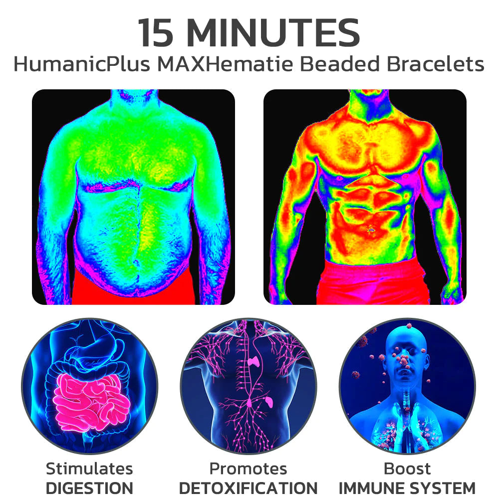 Fivfivgo™ HumanicPlus MAXHematie Couple Bracelet