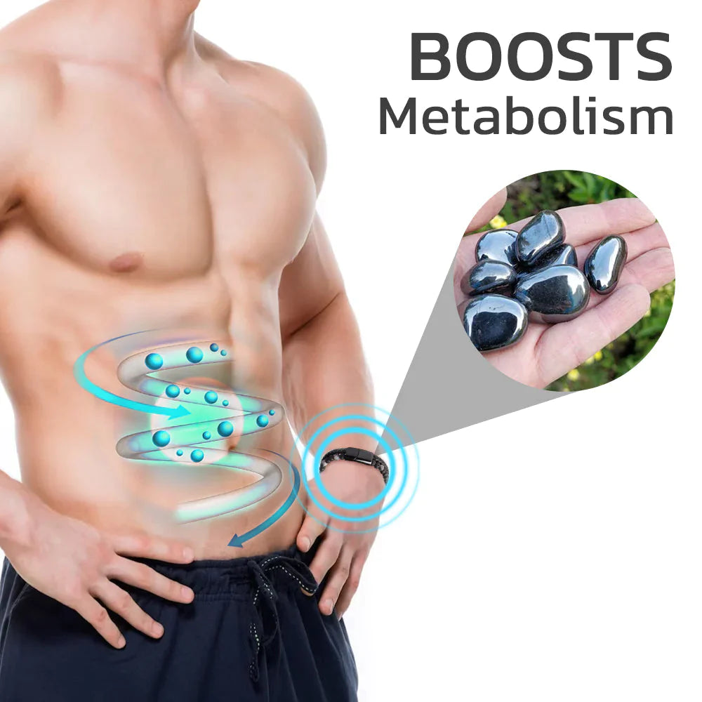 Fivfivgo™ HumanicPlus MAXHematie Pärchen-Armband