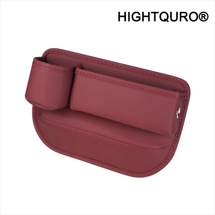 HIGHTQURO® Car Leather Cup Holder Gap Bag