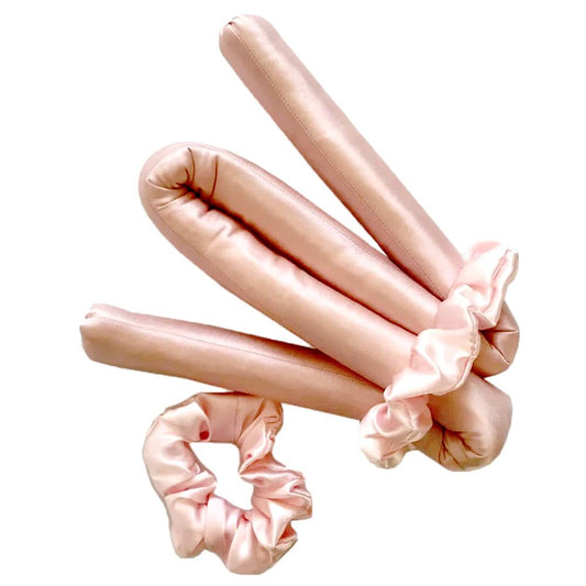 Heatless Curling Hair Kit Morning Shades Pink 