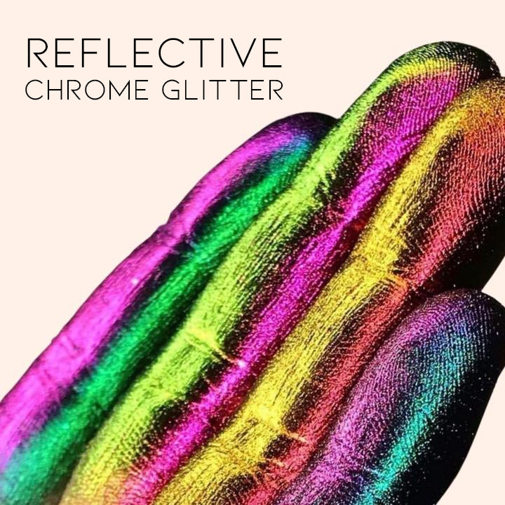 Color Reflect Multichrome Glitter Pressed Eyeshadow Make-up Every Day And Night 