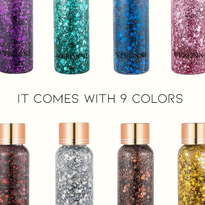 High Shine Body & Hair Large Glitter Gel Make-up Every Day And Night 