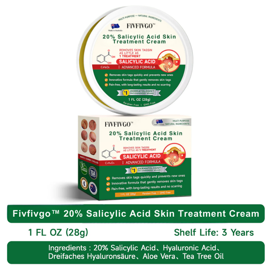 Fivfivgo™ 20% Salicylsäure Hautbehandlungscreme