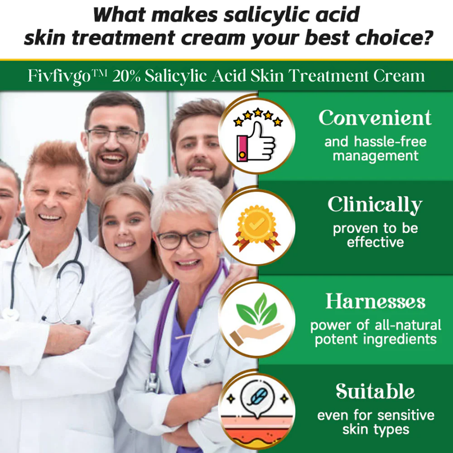 Fivfivgo™ 20% Salicylsäure Hautbehandlungscreme