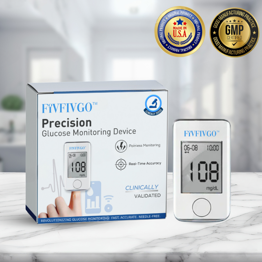 Fivfivgo™ Präzisionsgerät zur Glukoseüberwachung 👩‍⚕️ Von Medizinern empfohlen! 👨‍⚕️