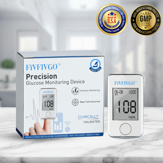 Fivfivgo™ Präzisionsgerät zur Glukoseüberwachung 👩‍⚕️ Von Medizinern empfohlen! 👨‍⚕️