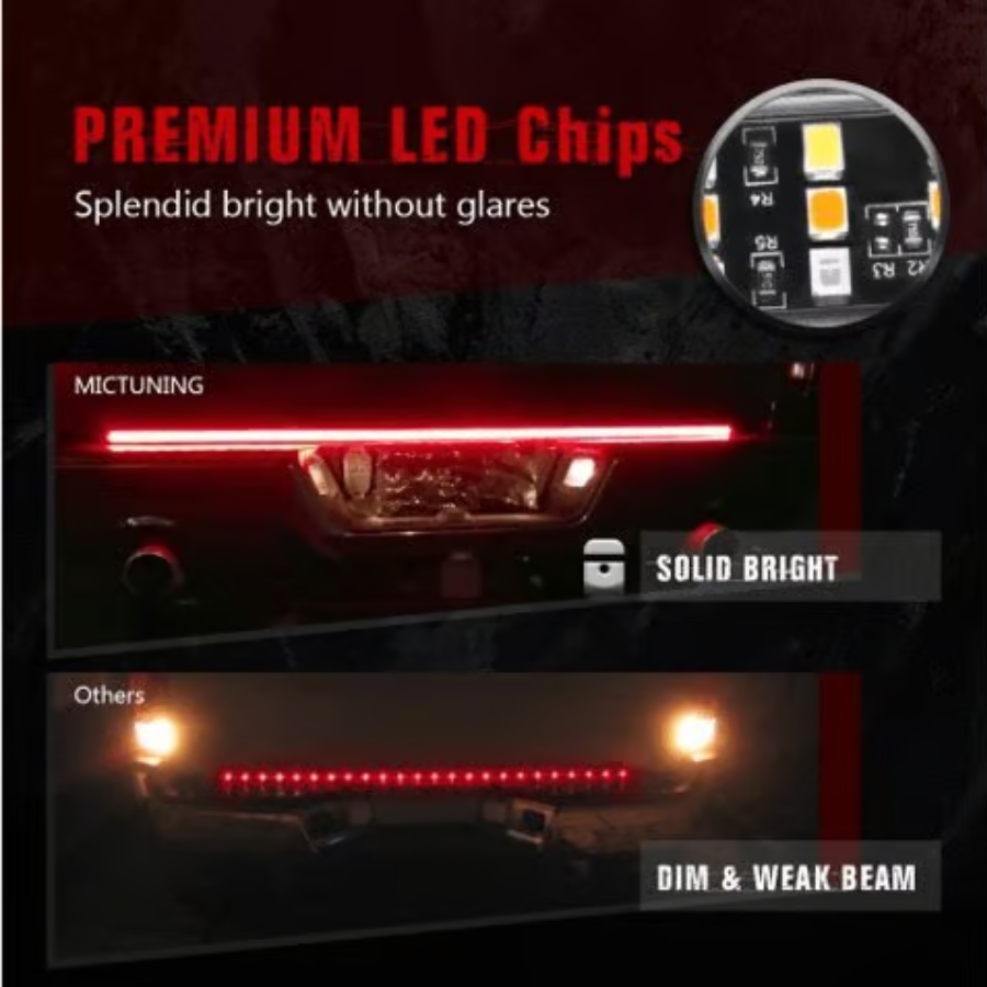 Led Tailgate Lights- Turn Signals And Driving And Reversing Lights