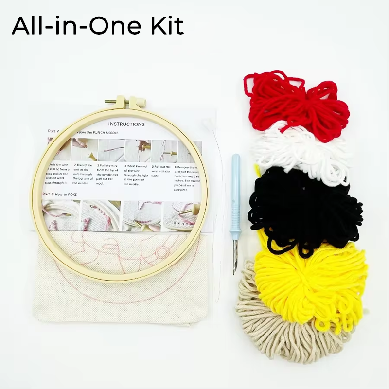 Christmas Threads with Punch Stitching Kit