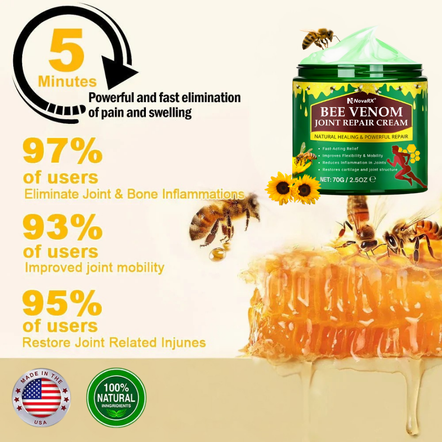 NovaRX® Bee Venom Joint Repair Cream