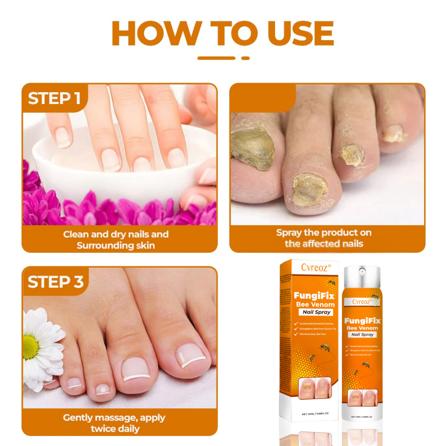 Cvreoz® FungiFix Bee Venom Nail Spray
