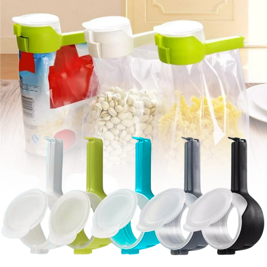 Siegel Pour Lebensmittel-Lagerung Tasche Klipp