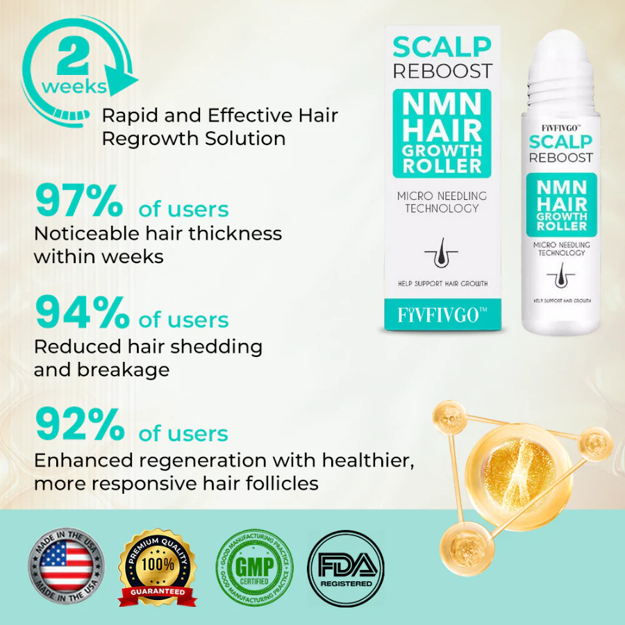 Fivfivgo™ ScalpReboost NMN Haarwuchs Roller