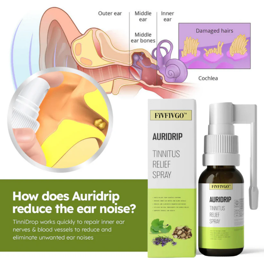 Fivfivgo™ Auridrip Tinnitus-Linderungsspray