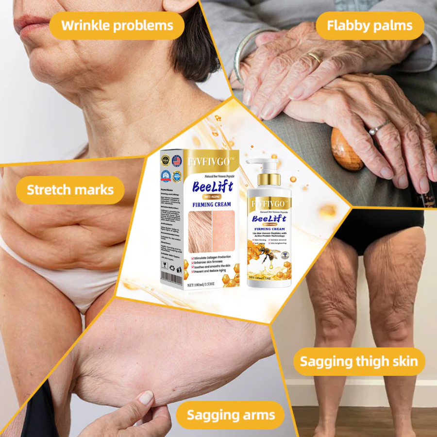 Fivfivgo™ BeeLift Anti-Aging Firming Cream (Address Crepe & Sagging) 🔥 LAST DAY SALE 70% OFF