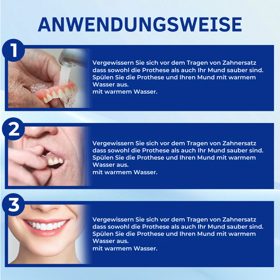 Bikenda® Fortgeschrittenes individuelles Vollprothesenset