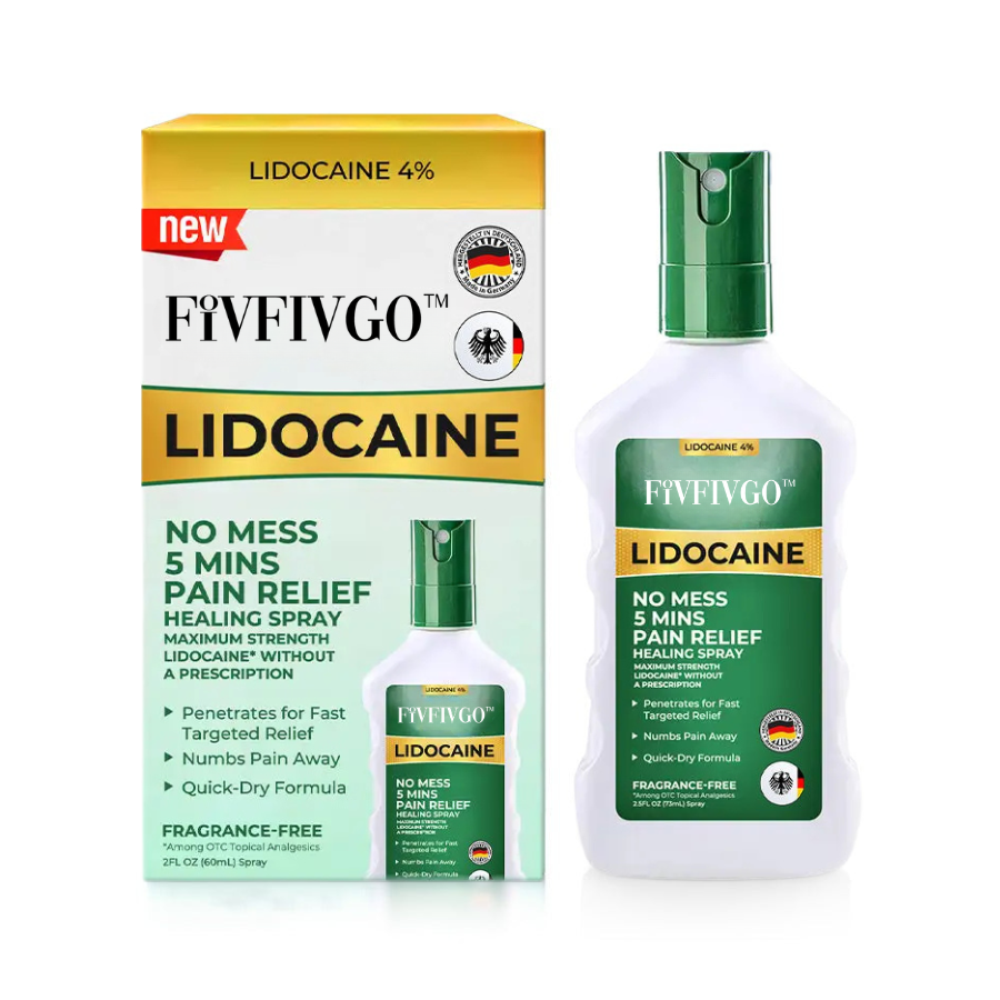 Fivfivgo™ Lidocain 5-Minuten-Schmerzlinderungs-Heilspray