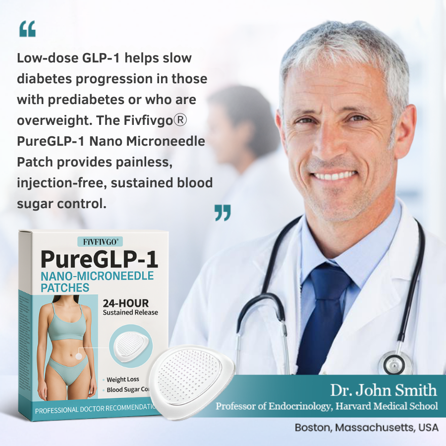 🌟2025 Breakthrough🌟 Fivfivgo® PureGLP-1 Nano Microneedle Patch