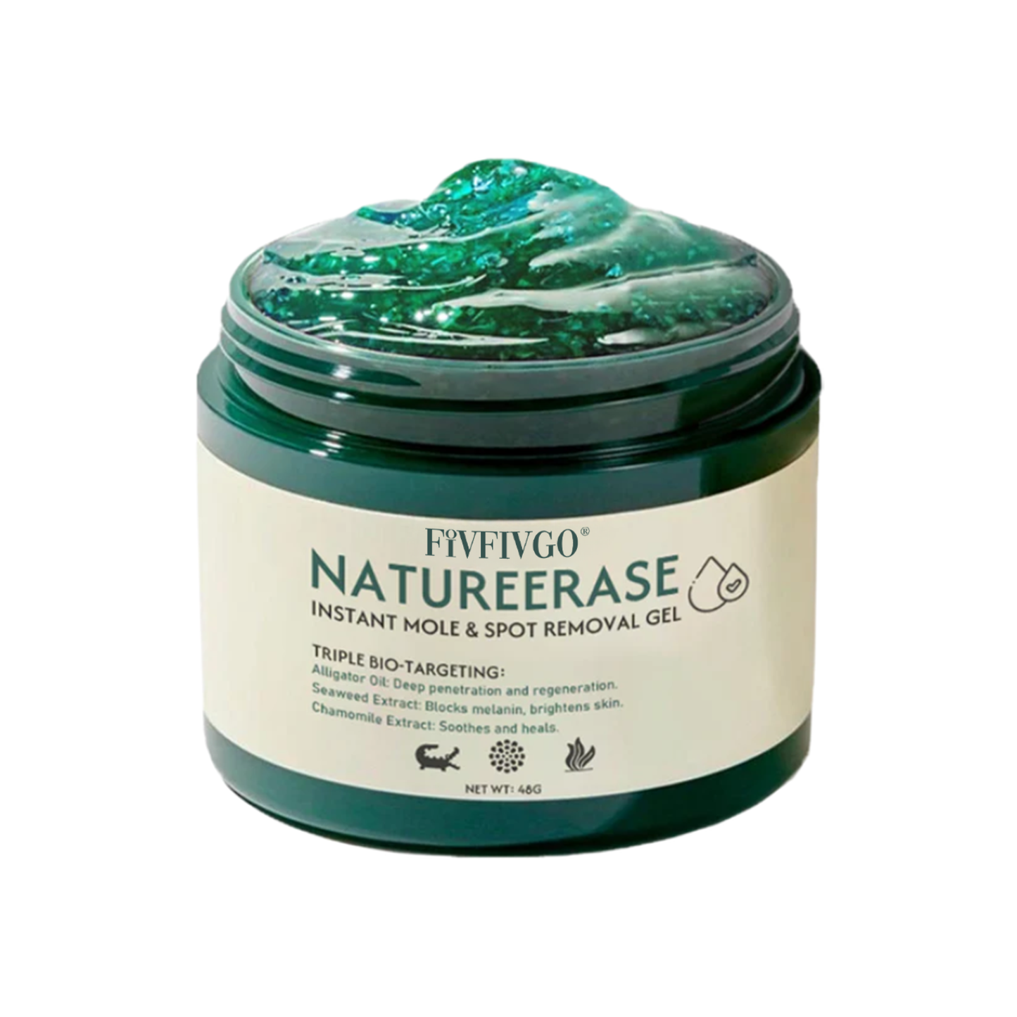 ✅ Official Store: Fivfivgo® NatureErase Instant Mole & Spot Removal Gel