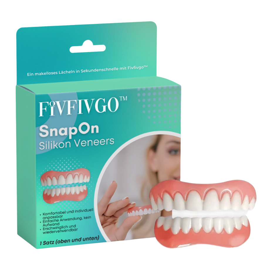 Fivfivgo™ SnapOn Silikon Veneers - Ihr perfektes Lächeln wartet auf Sie! 🦷 Zeitlich begrenzt 50% Rabatt!