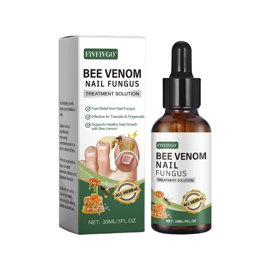 Fivfivgo® Bee Venom Nail Fungus Treatment Solution: Natural Formula for Toenail & Fingernail Health
