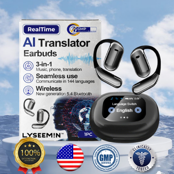 Lyseemin™ RealTime AI Translator Earbuds