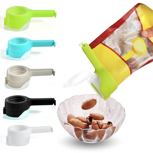 Siegel Pour Lebensmittel-Lagerung Tasche Klipp