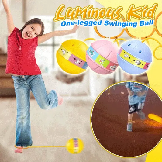 Luminous Kid One-legged Swinging Ball