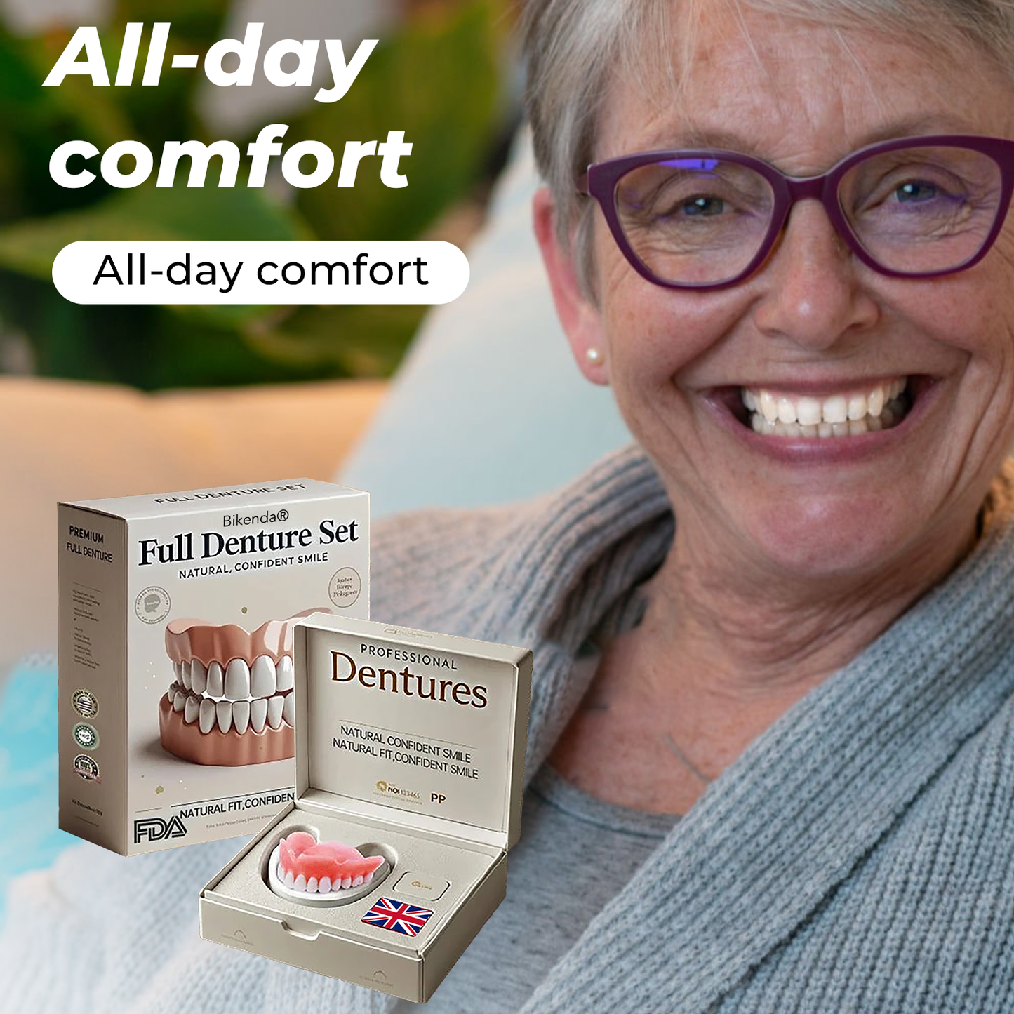 Bikenda® Advanced Customised Full Denture Set