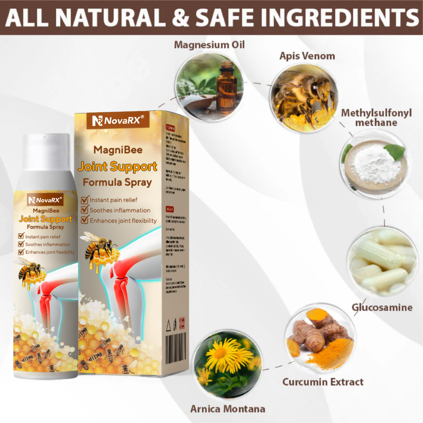 NovaRX® MagniBee Joint Support Formula Spray