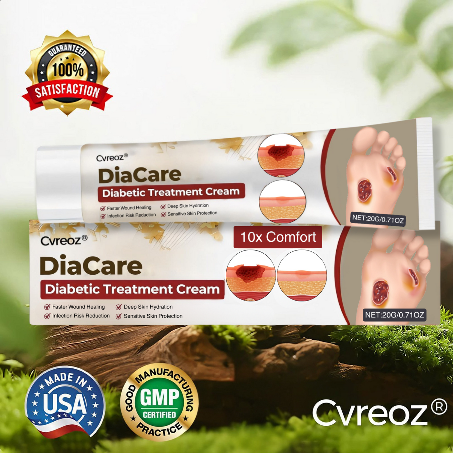 Cvreoz® DiaCare Diabetic Treatment Cream