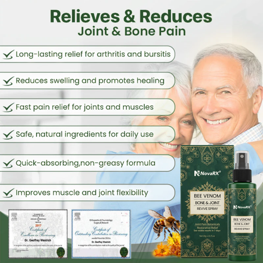 NovaRX® Bee Venom Bone & Joint Revive Spray