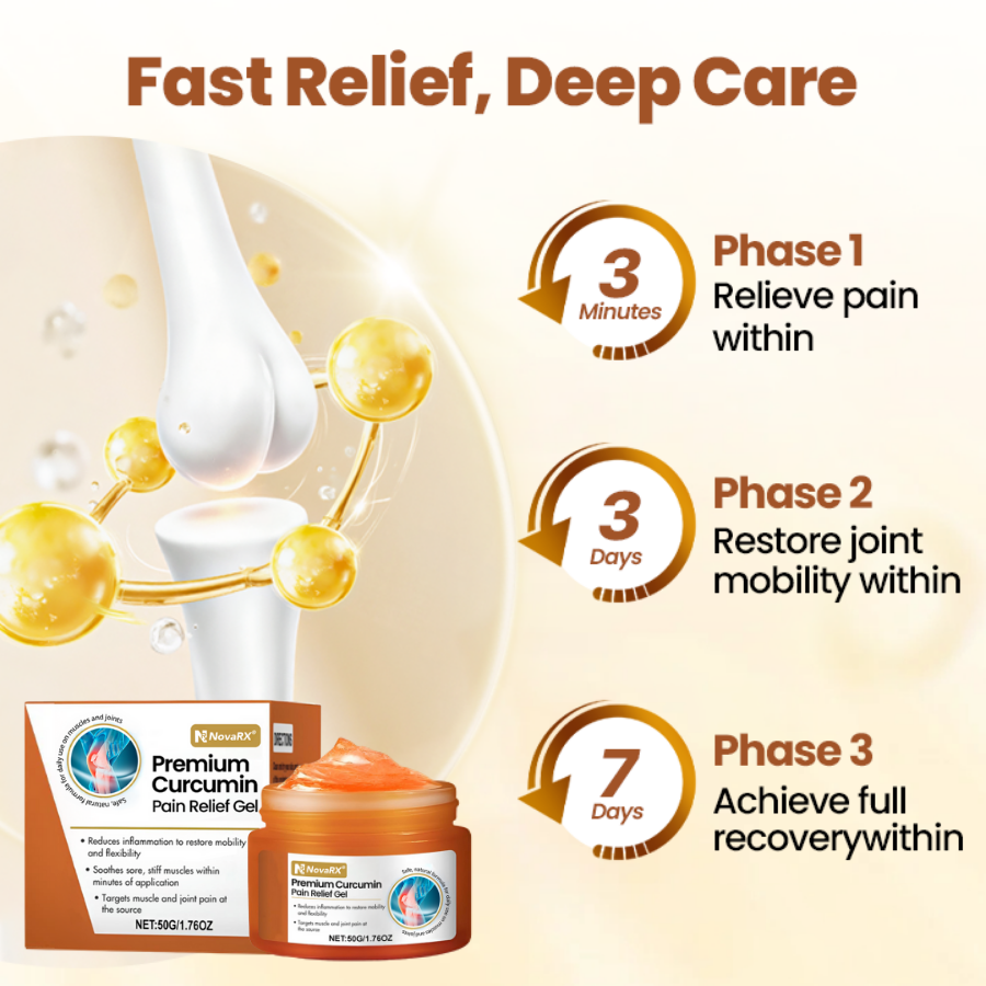 NovaRX® Premium Curcumin Pain Relief Gel