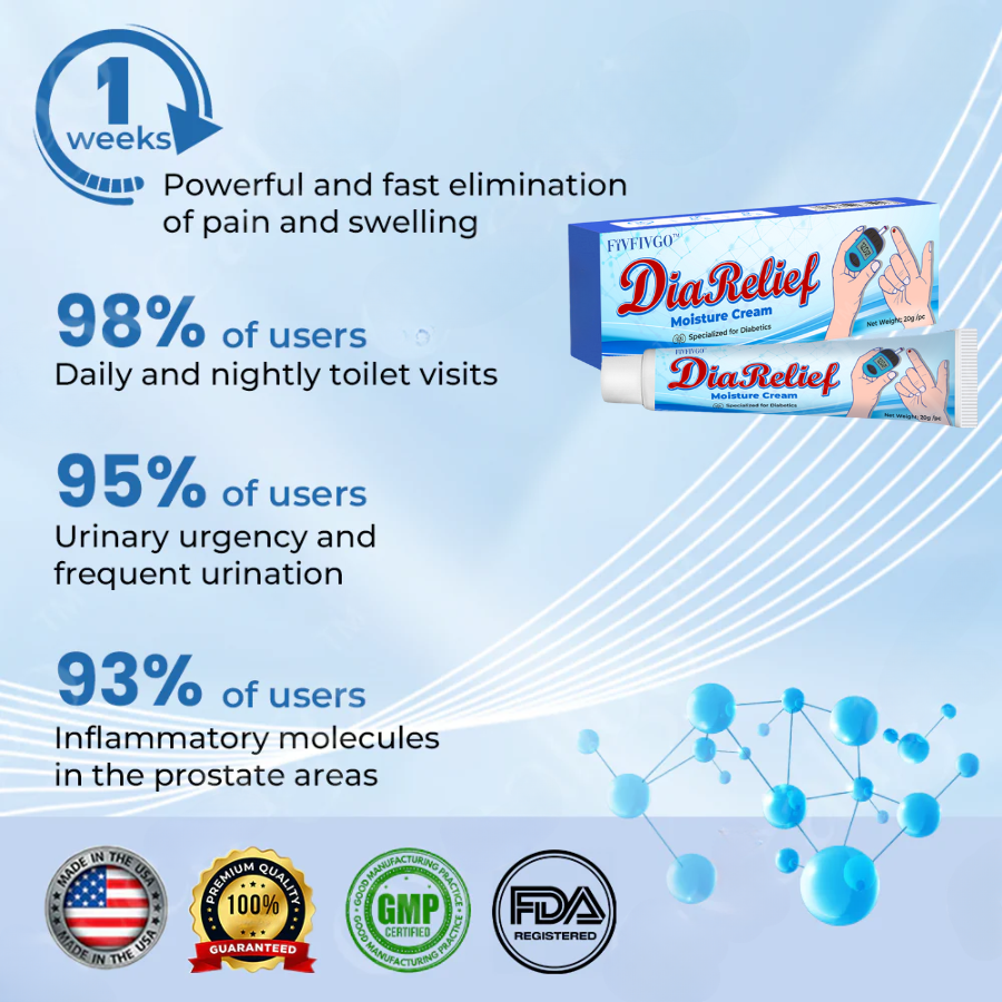 Fivfivgo™ DiaRelief Moisture Cream (Specialized for Diabetics)