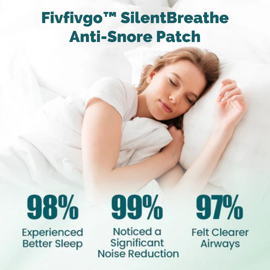 Fivfivgo™ SilentBreathe Anti-Schnarch-Pflaster