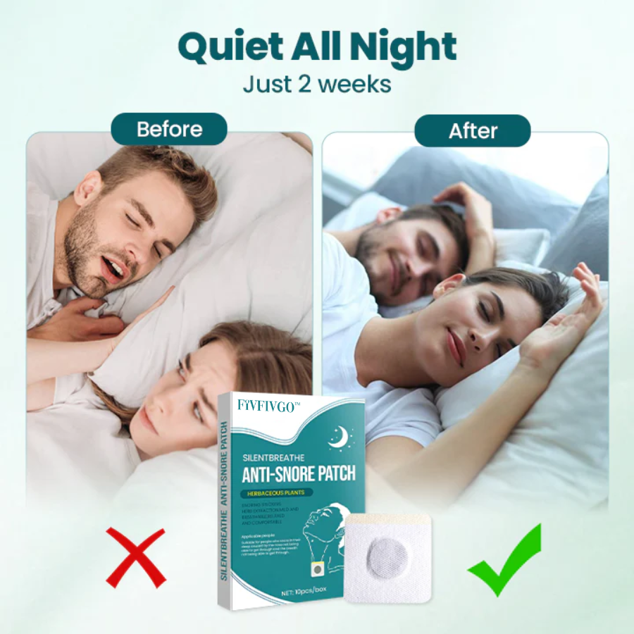 Fivfivgo™ SilentBreathe Anti-Schnarch-Pflaster