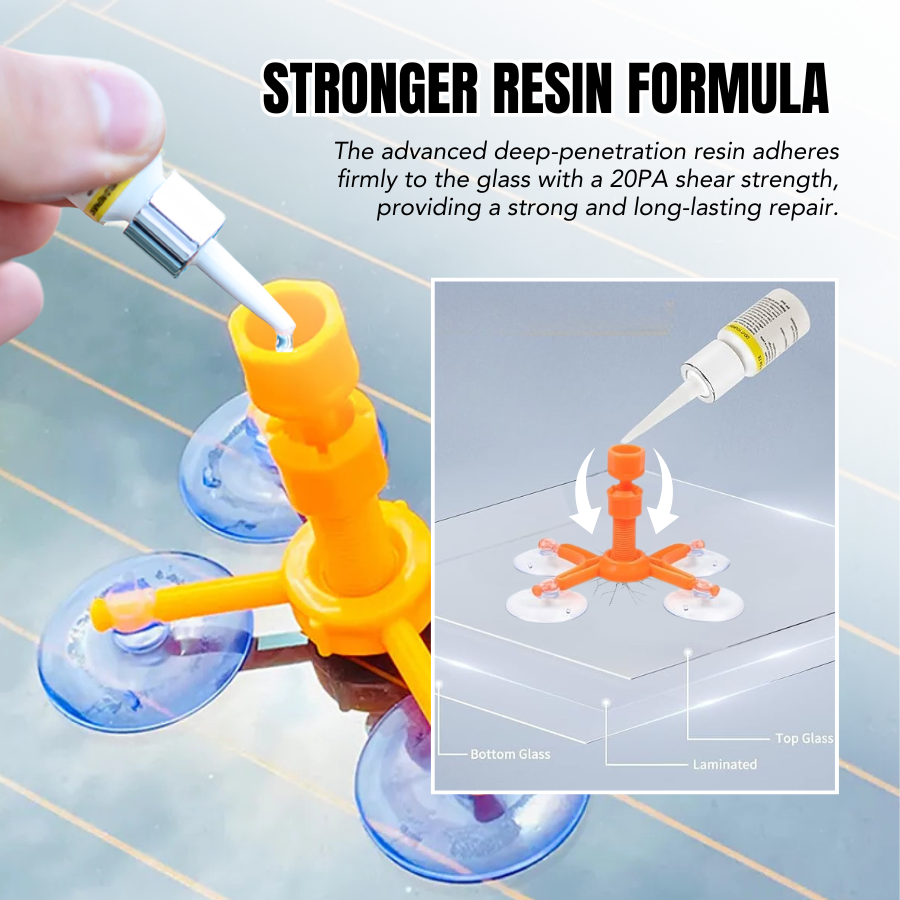 2025 New Formula: Windshield Repair Kit