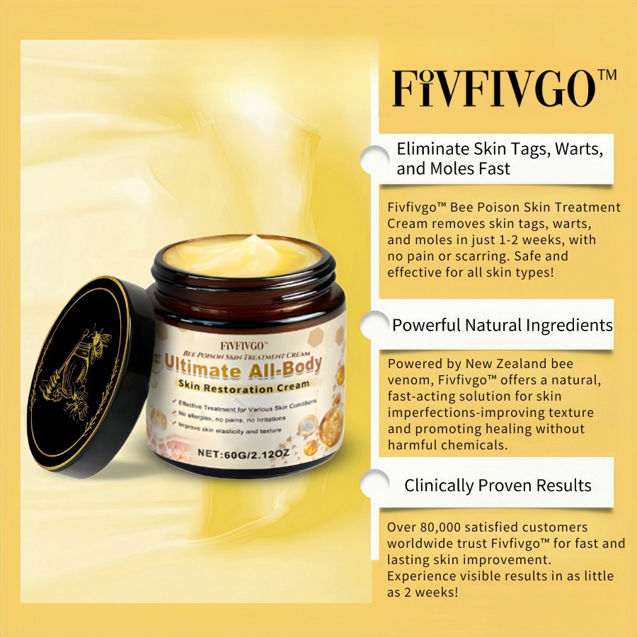 Fivfivgo™ Bee Poison Skin Treatment Cream