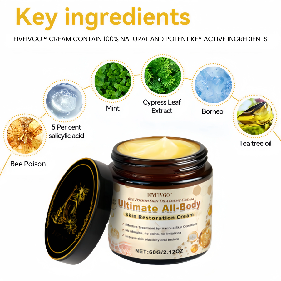 Fivfivgo™ Bee Poison Skin Treatment Cream