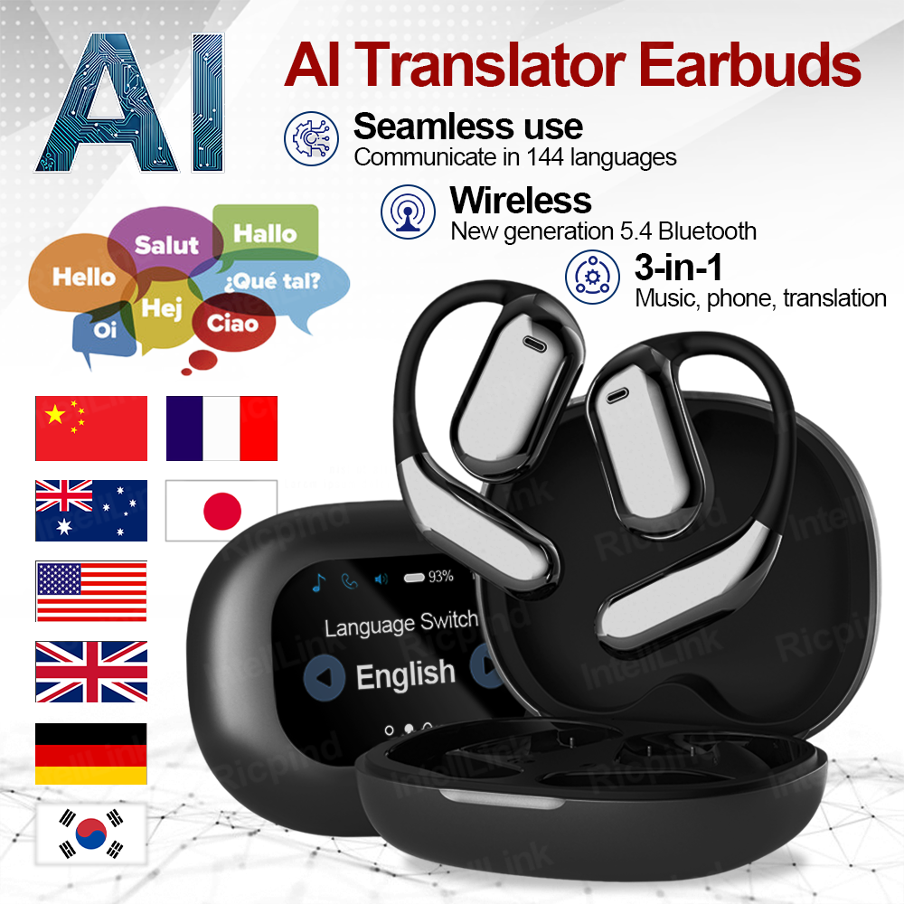 Lyseemin™ RealTime AI Translator Earbuds