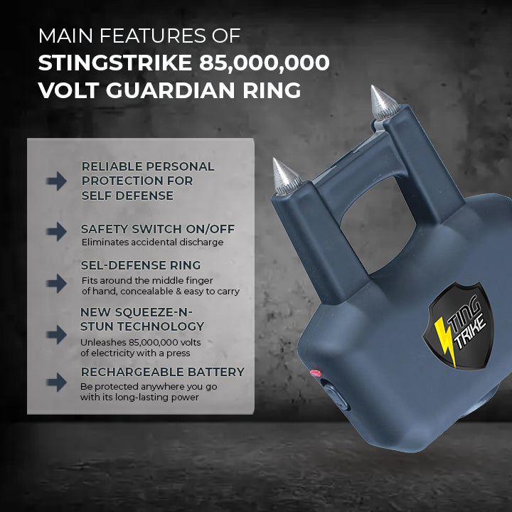 Lamicry™ StingStrike 85,000,000 Volt-Wächter-Ring