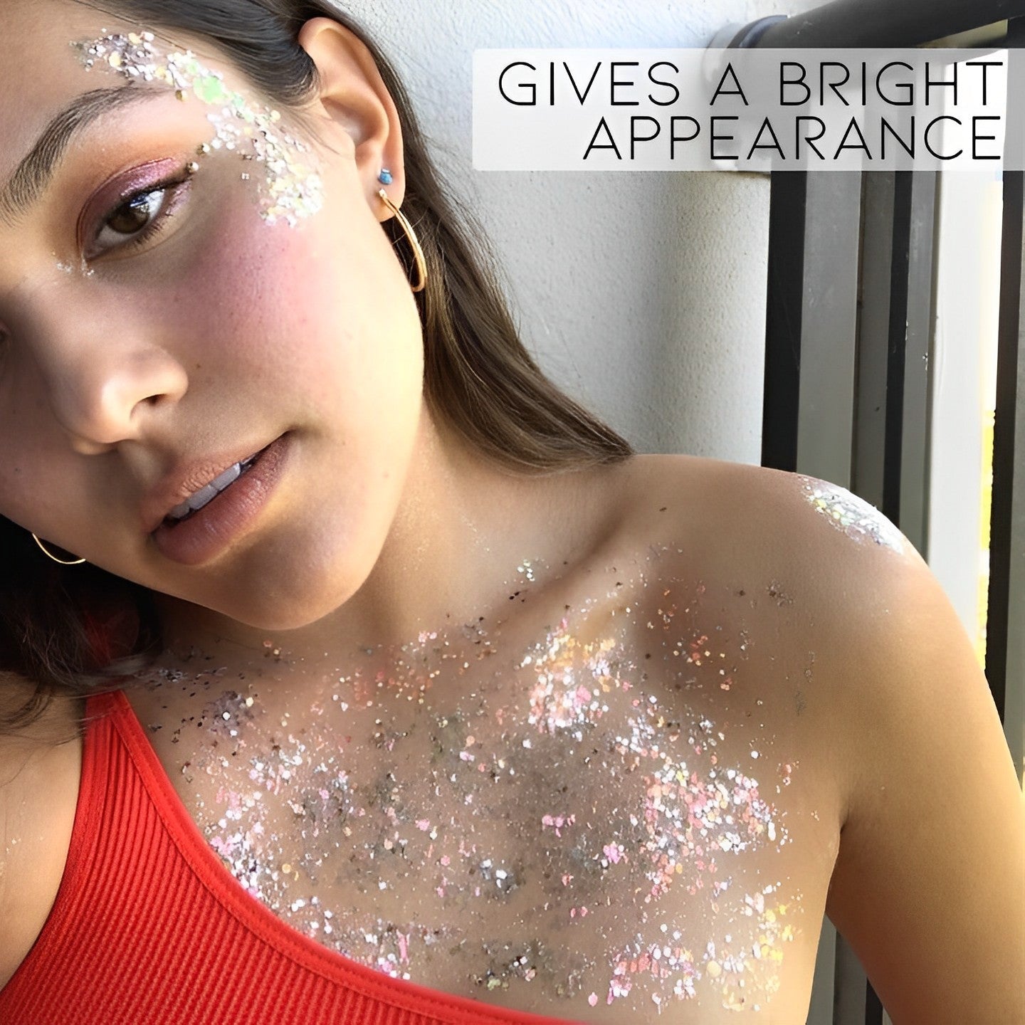 Single Shade High Shine Glitter Make-up Every Day And Night 