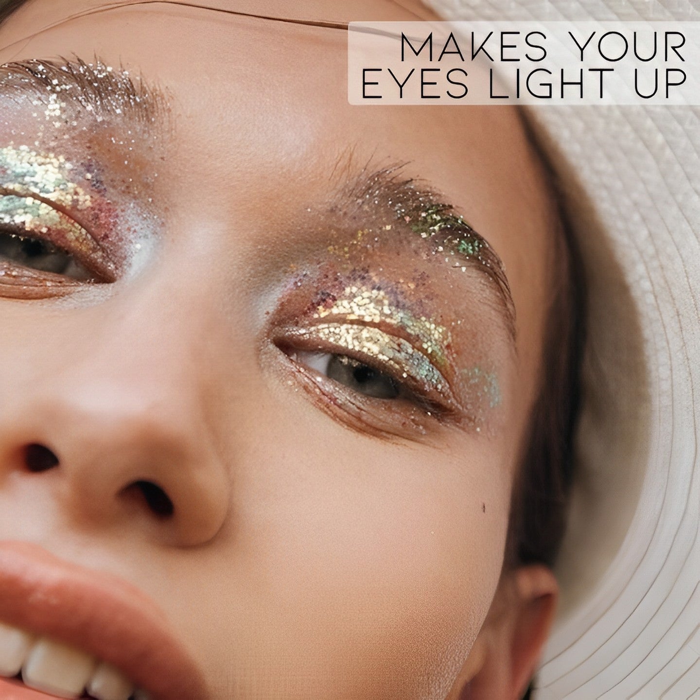 Single Shade High Shine Glitter Make-up Every Day And Night 