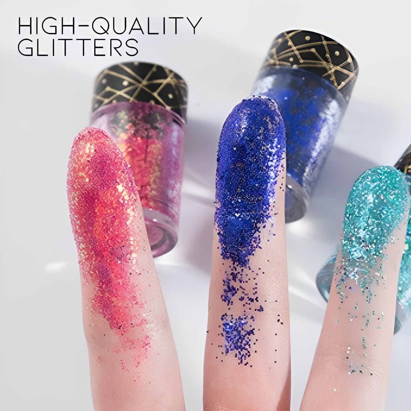 Single Shade High Shine Glitter Make-up Every Day And Night 