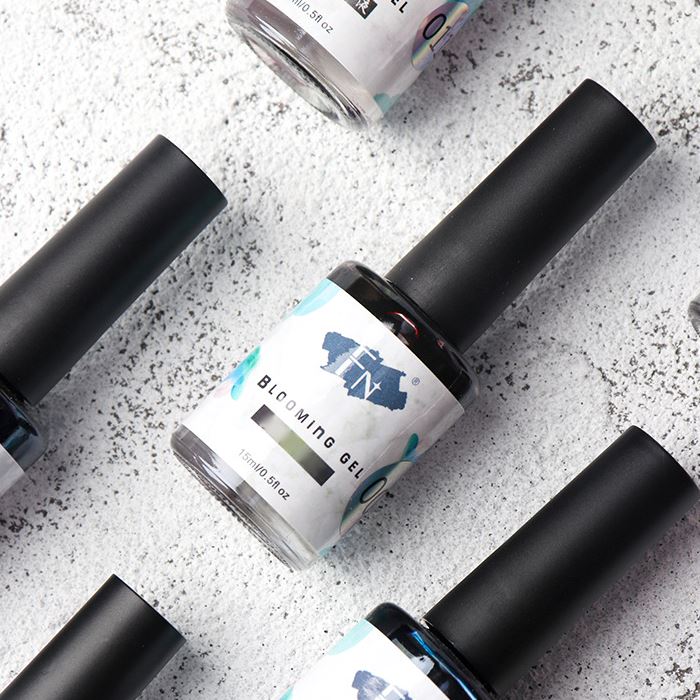 Watercolor Style Gel Nail Liquid Nail Every Day And Night 