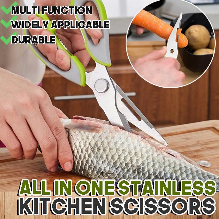 All in One Stainless Kitchen Scissors