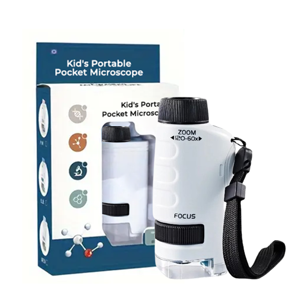 Tragbares Kinder-Taschenmikroskop