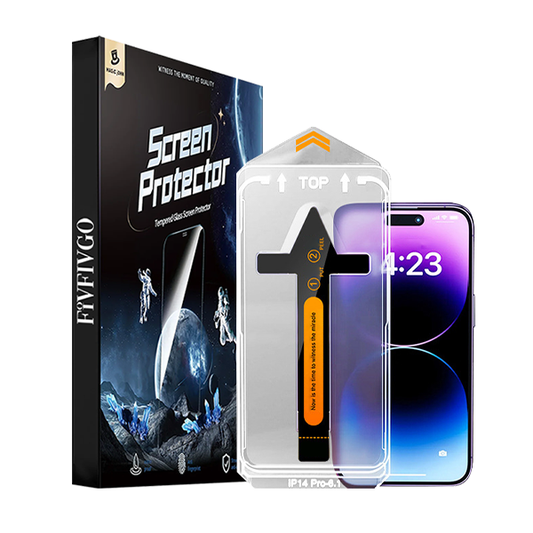 Fivfivgo™ Invisible Artifact Screen Protector - Staubfrei ohne Blasen