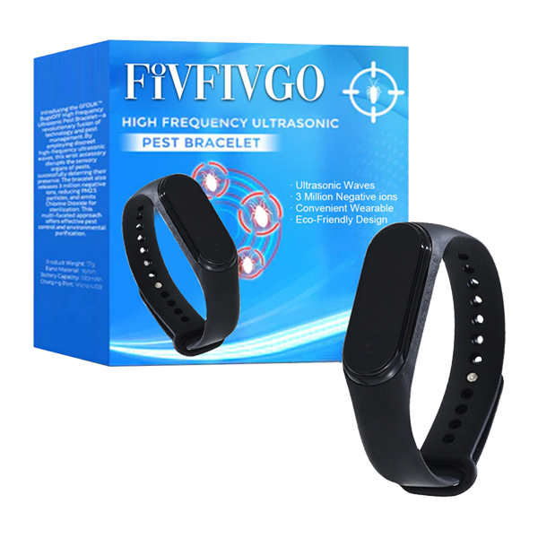 Fivfivgo™ Bracelet Haute Fréquence UltraSonic Bugs Repel