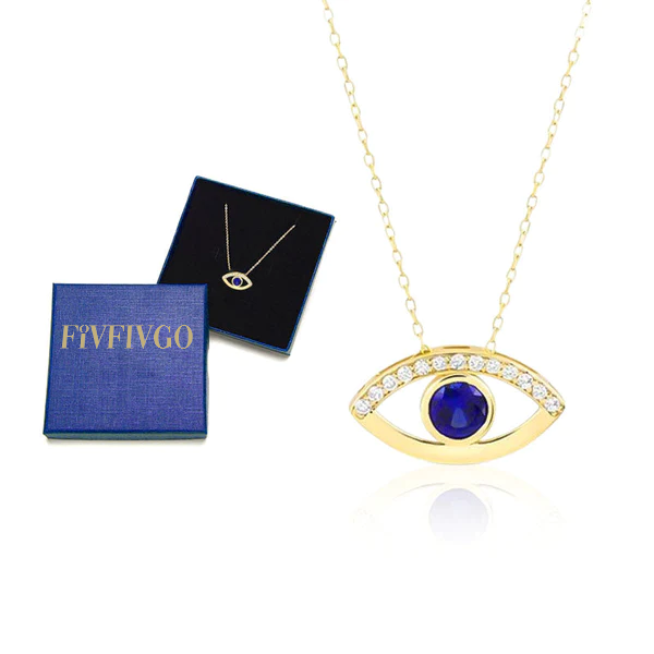 Fivfivgo™ Collier de soulagement des maux de tête à basse température en saphir